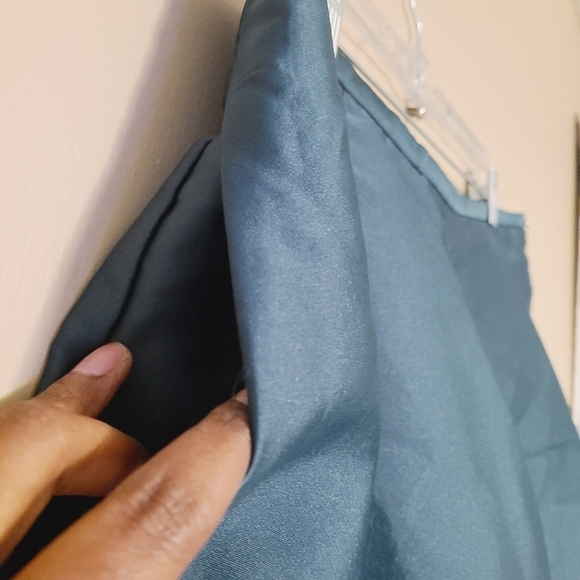 Lord & Taylor | Women's Dark Green Silk Blend Circle or Skater Skirt (Size 14) - Picture 4 of 12